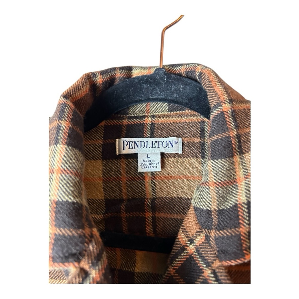 Pendleton Women's Multicolor Brown Plaid Classic … - image 3